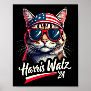 Harris Wheimer 2024 Kamala Cat Lady Harris 2024 Pr Poster