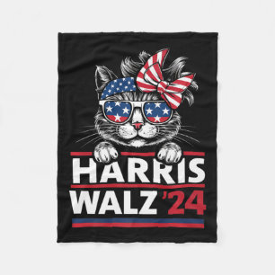 Harris Wheimer 2024 Kamala Harris 47 President Kam Fleece Blanket