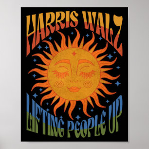Harris Wheimer 2024 Lifting People Up Kamala Harri Poster