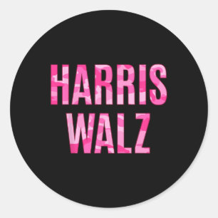 Harris Wheimer Hunting Camouflage Camo  Classic Round Sticker