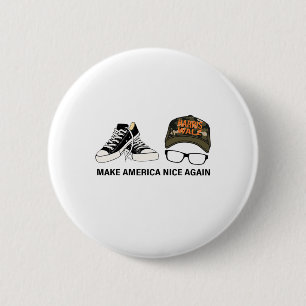 Harris Wheimer Joy 2024 Make America Nice Again Vo 6 Cm Round Badge