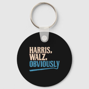Harris Wheimer Obviously Election 2024 Premium Key Ring