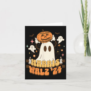 Harris Wheimer President Halloween Ghost Spooky Card