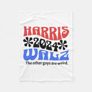 Harris Wheimer Waltz 2024 The Other Guys Are Weird Fleece Blanket