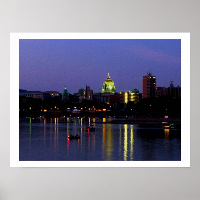 Harrisburg and The Susquehanna Print (Front)