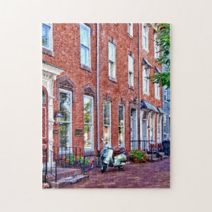 Harrisburg PA - Moped on State St Jigsaw Puzzle