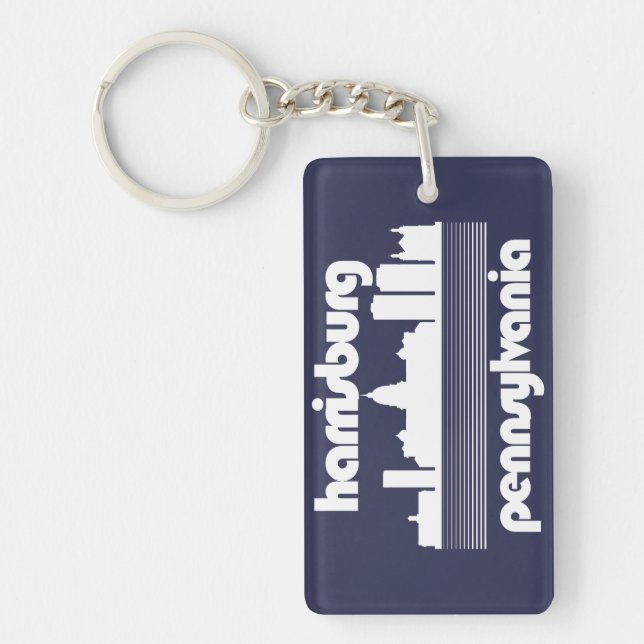 Harrisburg,Pennsylvania Key Ring (Front)