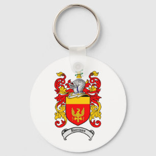 HARRISON FAMILY CREST - HARRISON COAT OF ARMS KEY RING