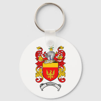 HARRISON FAMILY CREST -  HARRISON COAT OF ARMS KEY RING