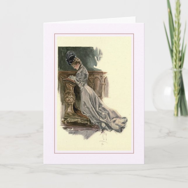 Harrison Fisher illustration Card (Front)