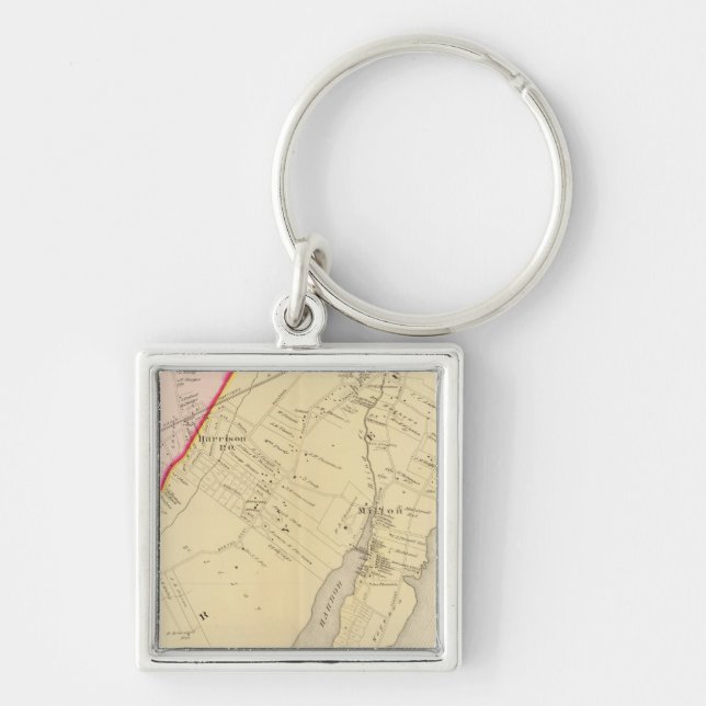 Harrison, Rye, New York 2 Key Ring (Front)