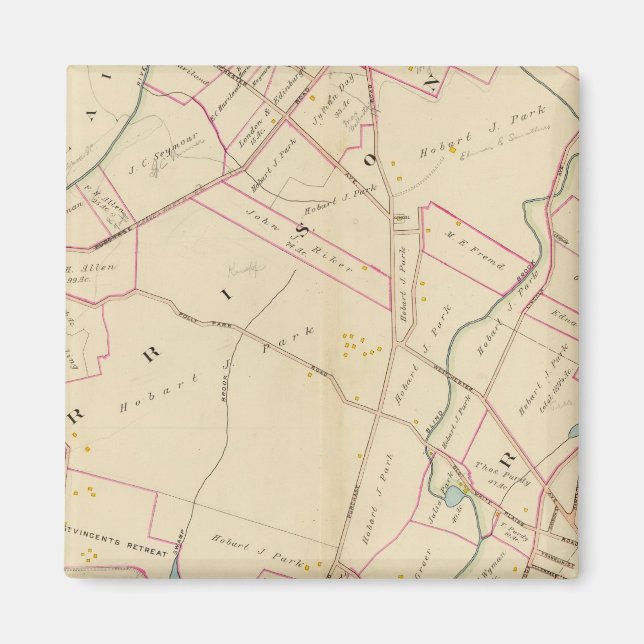 Harrison, Rye, New York Magnet (Front)