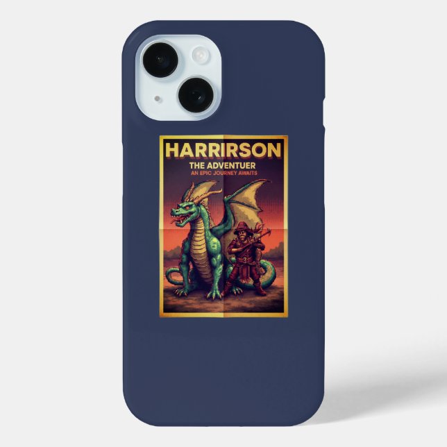 Harrison the Traveler – Adventure Spirit Concept Case-Mate iPhone Case (Back)