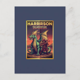 Harrison the Traveler – Adventure Spirit Concept Postcard