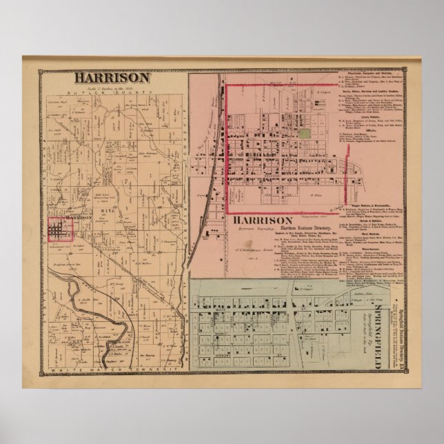 Harrison Township, Ohio Poster (Front)