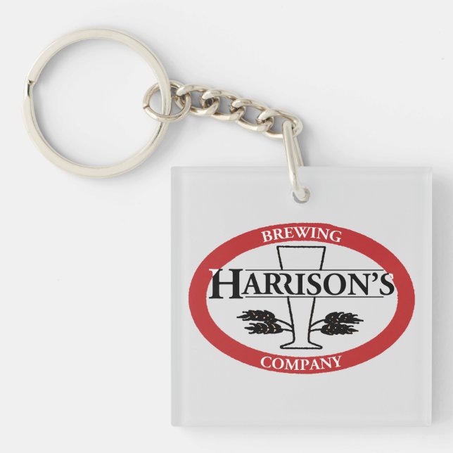 Harrison's Brewing Company, Orland Park, IL Key Ring (Front)