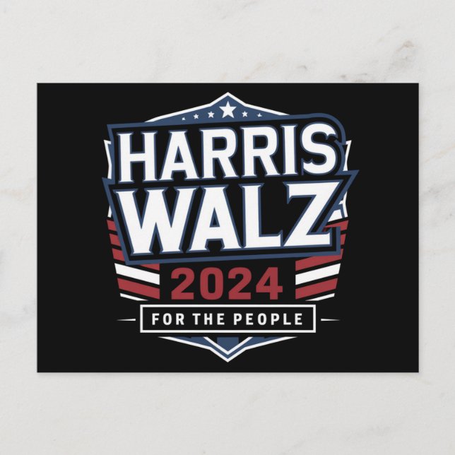 HarrisWaltz 2024 Shirt KamalaHarris TimWaltz 2024 Postcard (Front)