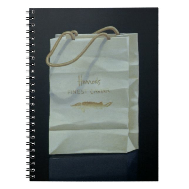 Harrods Caviar Bag 1989 Notebook (Front)