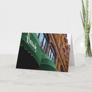 Harrods Greetings Card