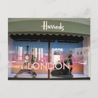 Harrods London postcard
