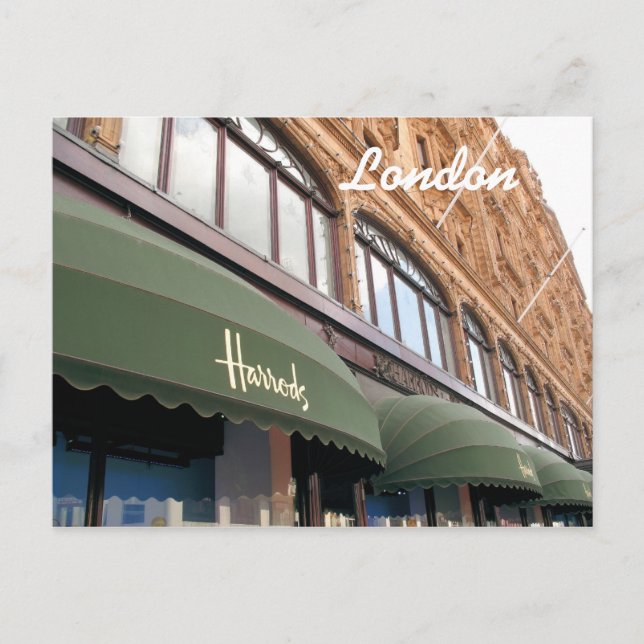 Harrods London postcard (Front)