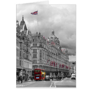 Harrods of Knightsbridge bw hdr