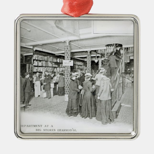 Harrods Provision Department, c.1901 Metal Tree Decoration (Front)