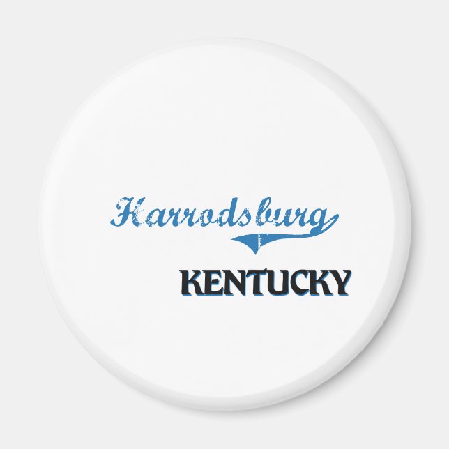 Harrodsburg Kentucky City Classic Magnet (Front)