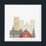 Harrogate skyline poster magnet<br><div class="desc">Cities with their main monuments</div>