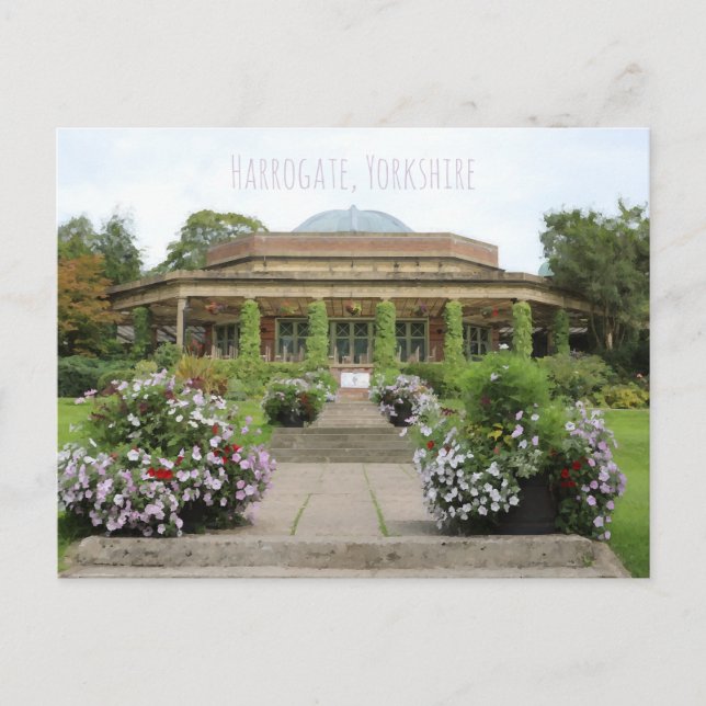 Harrogate, Valley Gardens in Yorkshire  Postcard (Front)