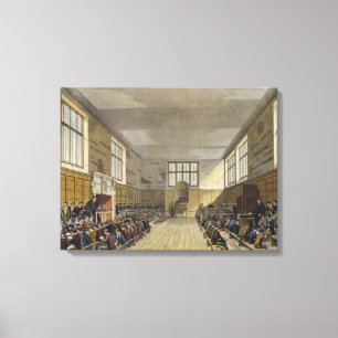Harrow School Room from 'History of Harrow School' Canvas Print