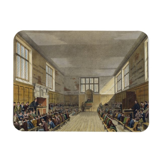 Harrow School Room from 'History of Harrow School' Magnet (Horizontal)