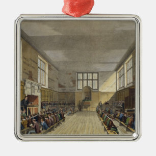 Harrow School Room from 'History of Harrow School' Metal Tree Decoration