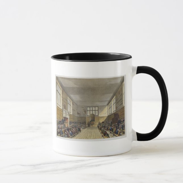 Harrow School Room from 'History of Harrow School' Mug (Right)