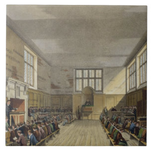 Harrow School Room from 'History of Harrow School' Tile
