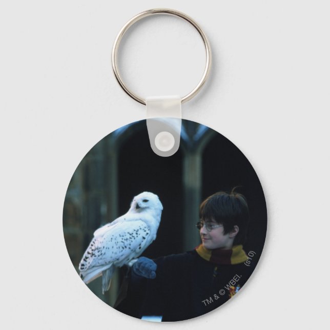 Harry and Hedwig 2 Key Ring (Front)