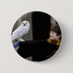 Harry and Hedwig 3 6 Cm Round Badge