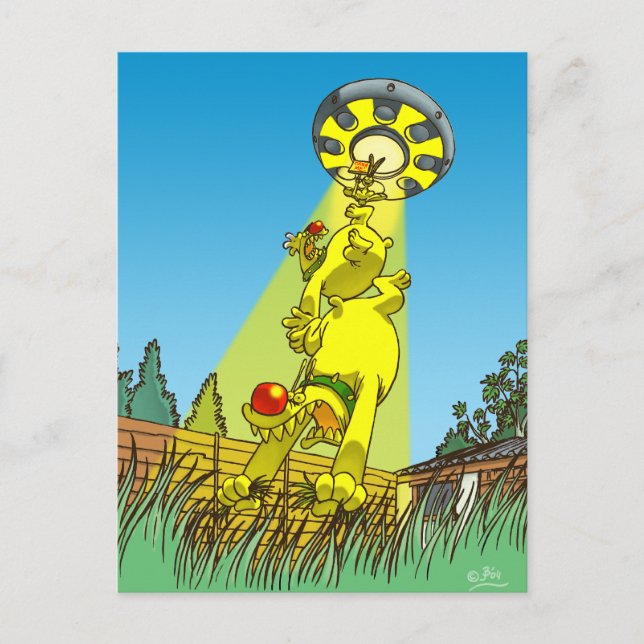 Harry and Henry's abduction  postcard (Front)