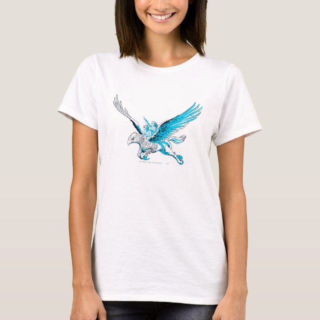Harry and Hermione on a Hippogriff T-Shirt (Front)