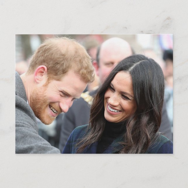 Harry and Meghan, Duke and Duchess of Sussex Postcard (Front)