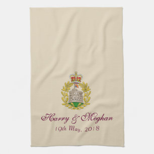 Harry and Meghan Royal Wedding Dish Towel
