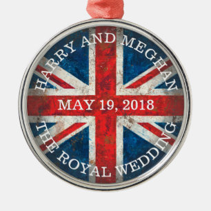 Harry and Meghan Royal Wedding Metal Tree Decoration
