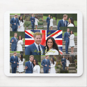 Harry and Meghan Royal Wedding Pro Photo Montage Mouse Mat