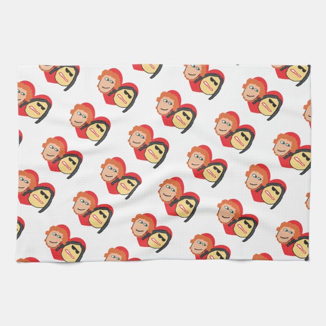 Harry and Meghan Tea Towel (Horizontal)