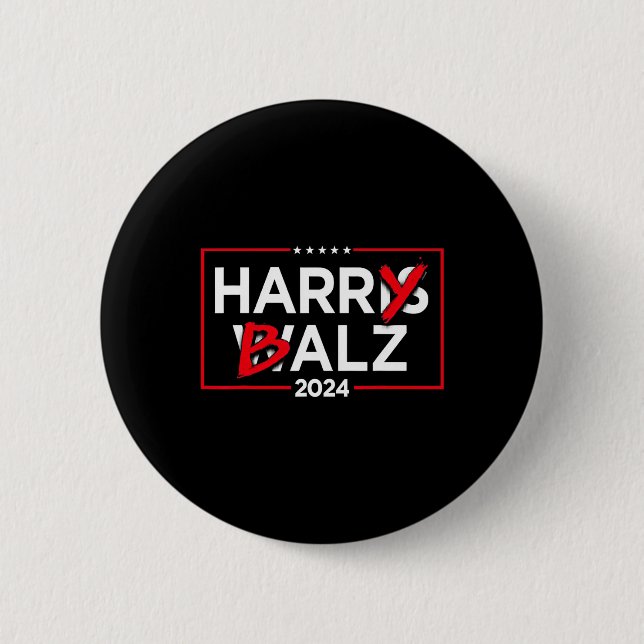 Harry B  6 Cm Round Badge (Front)