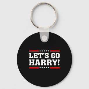 Harry B Funny Harris W Let's Go Harry 2024 Kamala Key Ring
