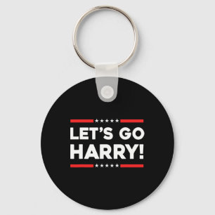 Harry B Funny Kamala Harris Tim W 2024 Let's Go Ha Key Ring