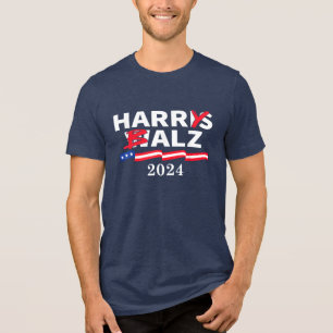 Harry Balz 2024, Funny Political 2024, Harris Walz Tri-Blend Shirt