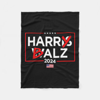 Harry Bheimer Harris 24 Kamala Harris For Presiden Fleece Blanket