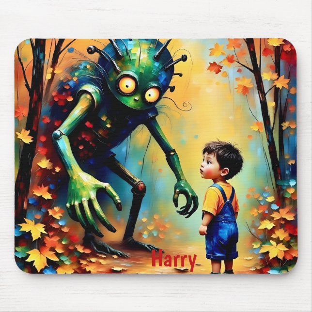 HARRY ~ Halloween Monster ~  Mouse Mat (Front)